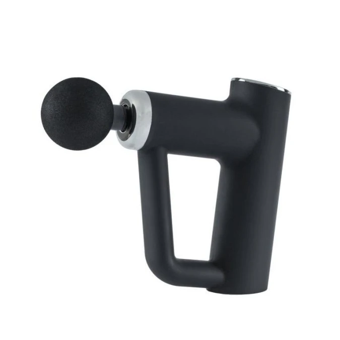 Extralink Massage Gun Mini Czarny Pistolet do masażu 4 końcówki MSG‑03‑MINI‑BLACK