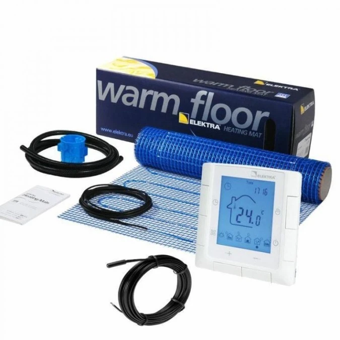 ELEKTRA MD pakiet mata grzejna 160W/m2 2,0m2 320W + programator kontroler temperatury ELR‑20