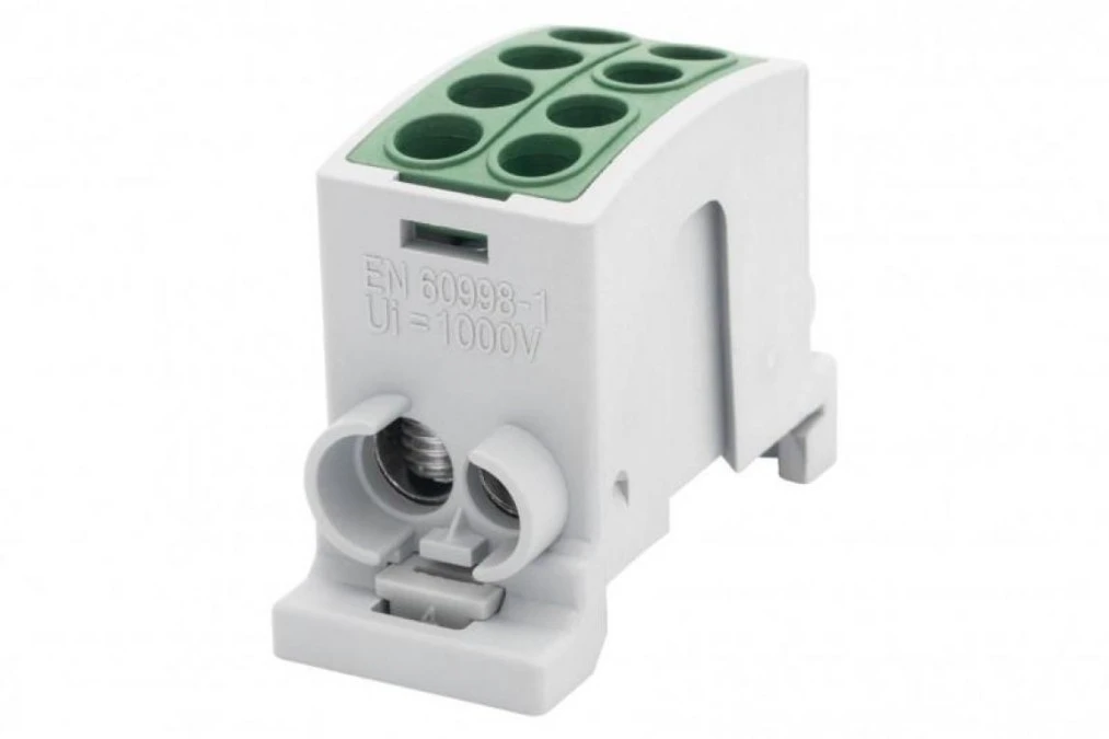 F‑ELEKTRO Zacisk HLK 100A‑2 (1×25,1×16 / 1×25,1×16) ‑ zielony F2.0359