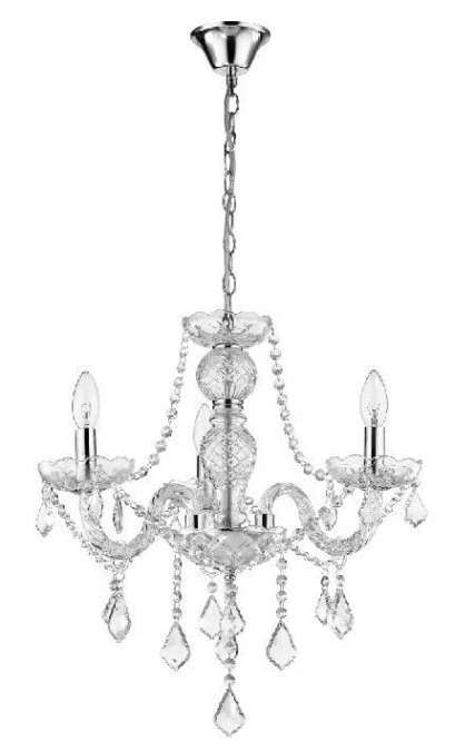 Elegancki żyrandol z kryształowymi elementami CRISTALLO w stylu glamour LP‑2940/3P Light Prestige
