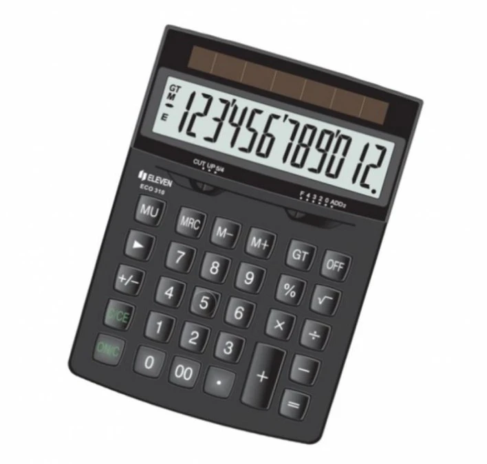 ELEVEN kalkulator biurowy ECO‑310 czarny