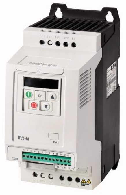 Falownik Uwe=230V, Uwy=1x230V/3,6A 1,5kW RFI IP20 DA1‑127D0FB‑A20C 169081
