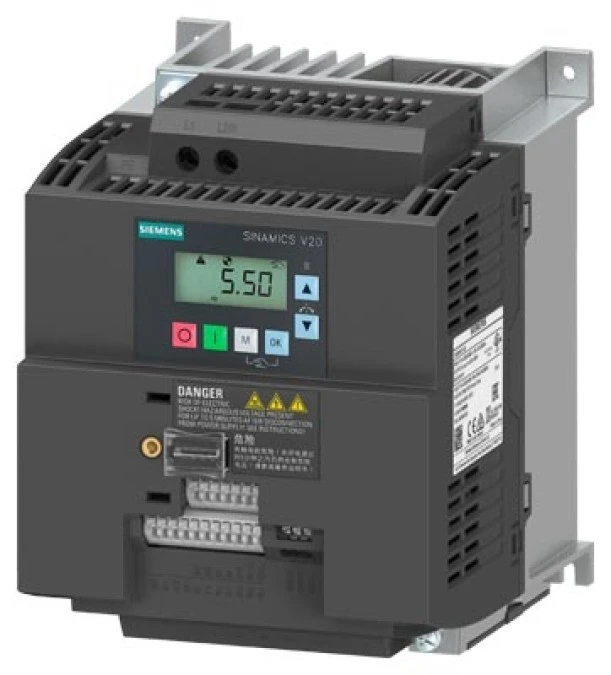 Falownik Uwe=230V, Uwy=3x230V/11A 2,2kW Sinamics V20 6SL3210‑5BB22‑2BV1