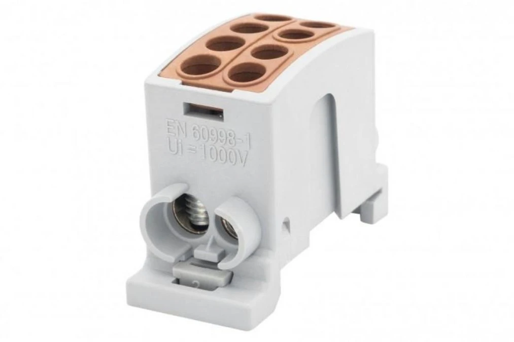 F‑ELEKTRO Zacisk HLK 100A‑2 (1×25,1×16 / 1×25,1×16) ‑ brązowy F2.0356
