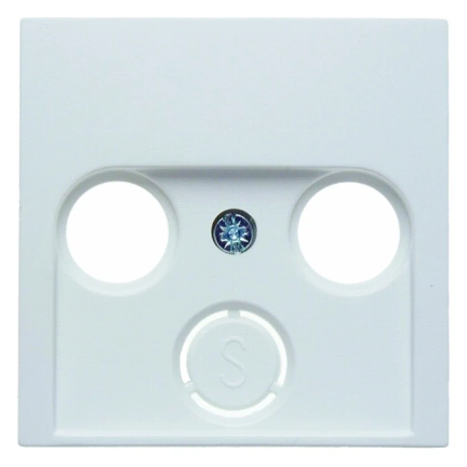Element centralny do gniazda antenowego 2‑ i 3‑wyjściowego śnieżnobiały połysk S.1/B.3/B.7 Glas 12038989