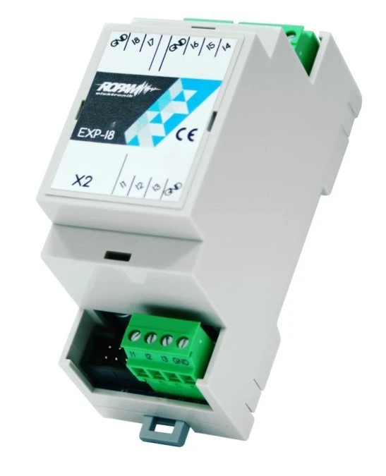 Ekspander 8 wejść, EXP‑I8‑D2M, ekspander lokalny współpraca z centralą NeoGSM‑IP