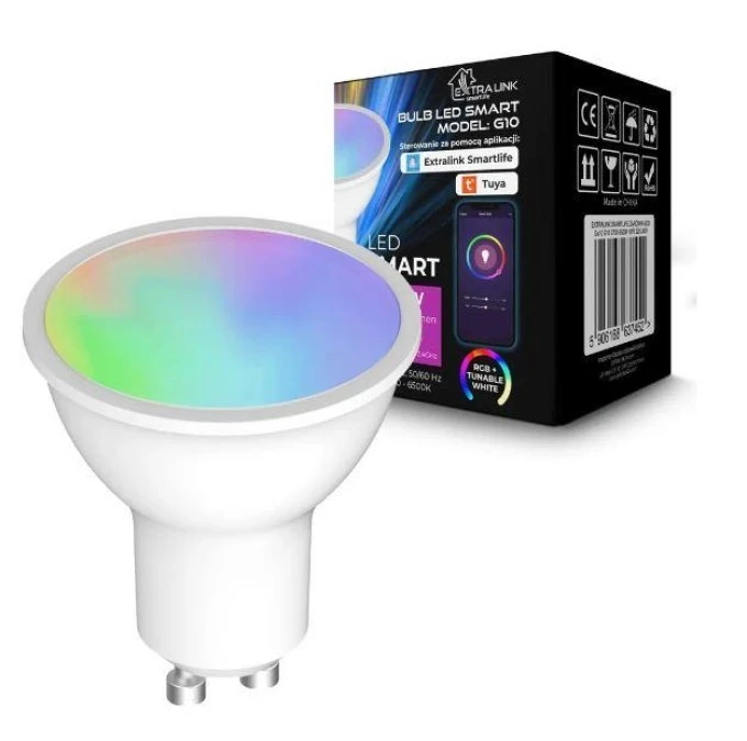 EXTRALINK smartlife żarówka LED GU10 G10 2700‑6500K WIFI 220‑240V LED GU10 G10