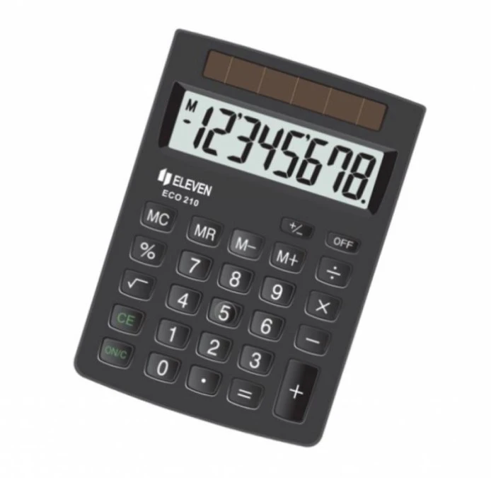 ELEVEN kalkulator biurowy ECO‑210 czarny