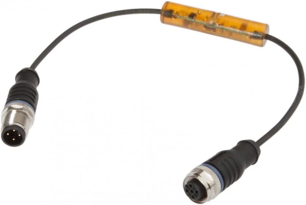 Falownik, PNP/NPN, 10‑35VDC, 1x NO, M12 3‑PIN 0.3m IP67, tworzywo sztuczne VY031124