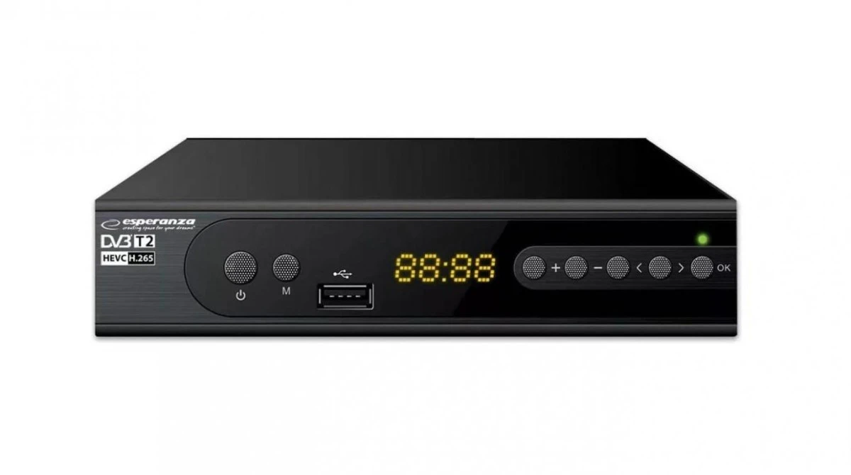 ESPERANZA TUNER DVB‑T2 H.265/HEVC EV106R