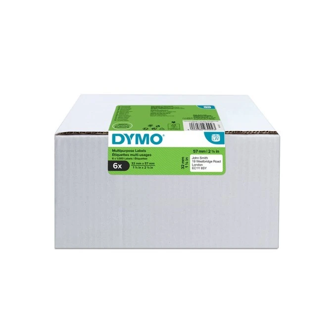 Etykieta różnego przeznaczenia ‑ 57 x 32 mm biała ‑ VALUE PACK 2093094 /6 rolka/1000 szt/