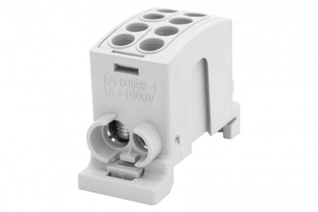 F‑ELEKTRO Zacisk HLK 100A‑2 (1×25,1×16 / 1×25,1×16) ‑ szary F2.0357