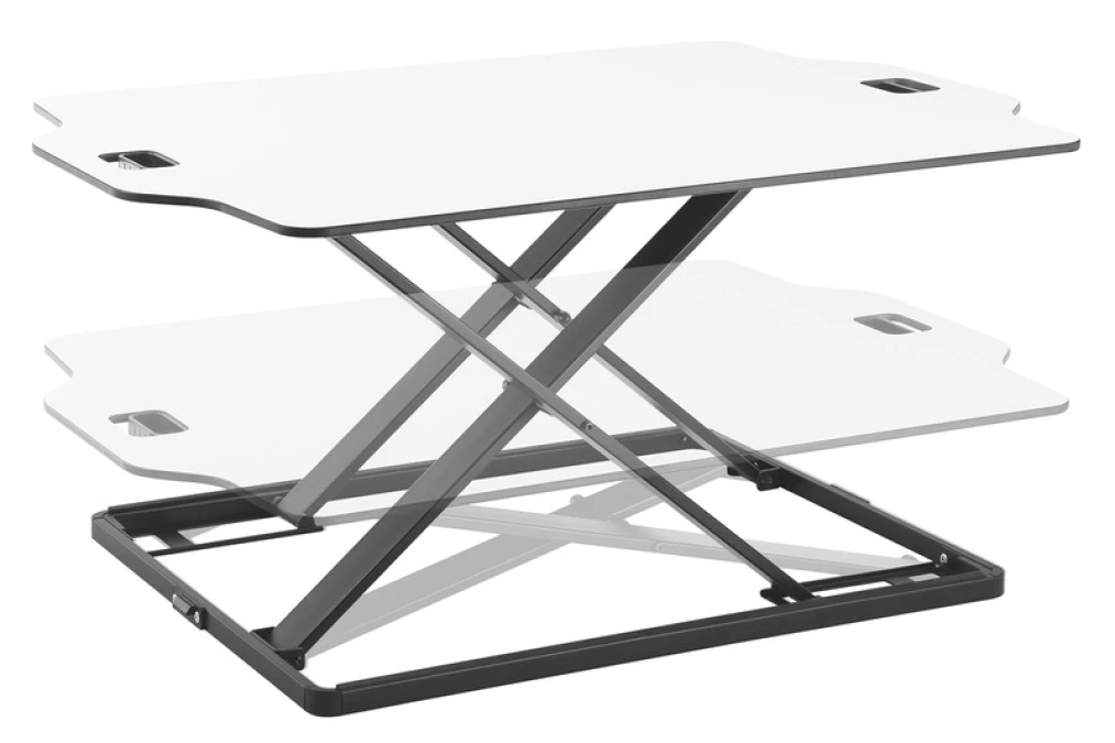 Ergonomiczna nakładka na biurko powierzchnia robocza: 795x540mm regulowana na stojąco/siedząco DA‑90382