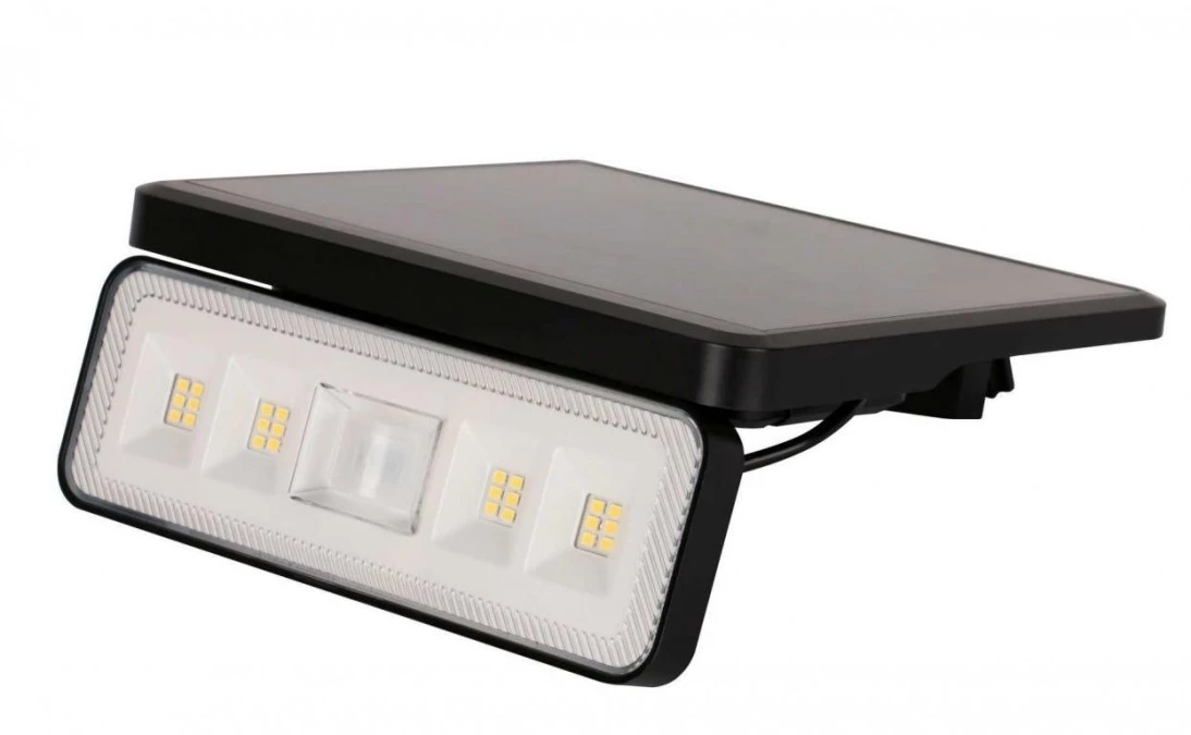 EXPOS SOLAR PIR 24LED NW 1000lm ‑ Oprawa Solarna LED z czujnikiem ruchu PIR GXSO022
