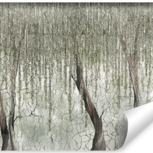 Fototapeta Drzewo Na Betonie 104×70.5cm 316463 Fototapeta Drzewo Na Betonie 104×70.5cm 316463