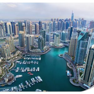 Fototapeta Dubaj z lotu ptaka 400x280cm 984154 Fototapeta Dubaj z lotu ptaka 400x280cm 984154