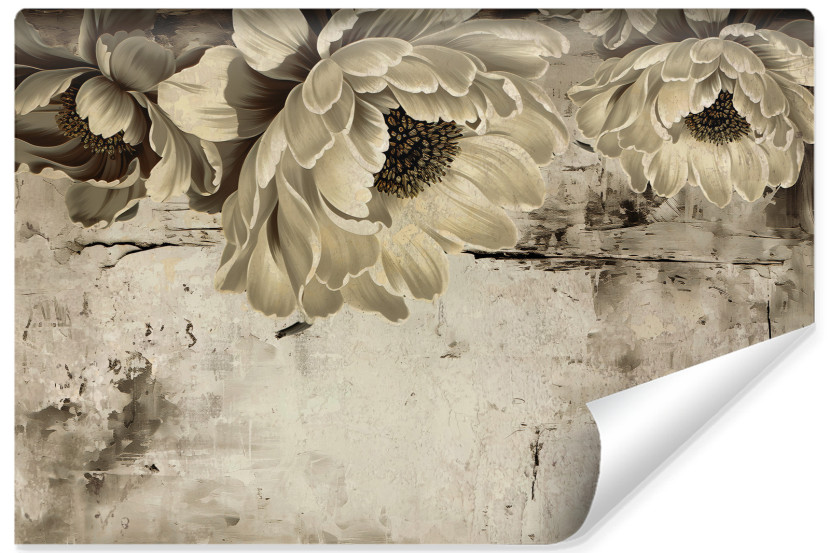 Fototapeta Duże Abstrakcyjne Kwiaty 254x184cm 323315