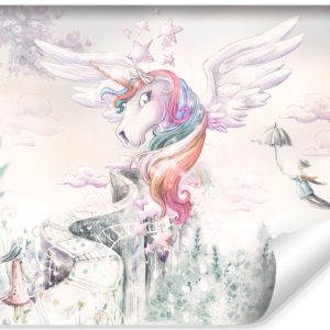Fototapeta Dziecięca Abstrakcyjny Jednorożec 416x290cm 324645
