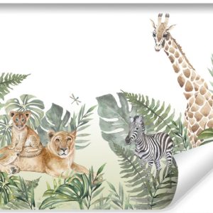 Fototapeta Dziecięca DZIKIE Zwierzęta 152.5x104cm 242085 Fototapeta Dziecięca DZIKIE Zwierzęta 152.5x104cm 242085