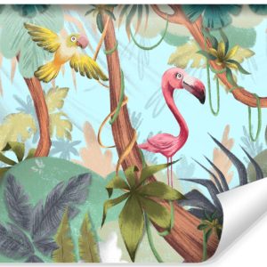 Fototapeta Dziecięca Ptaki W Tropikalnej Dżungli 360x240cm 175391