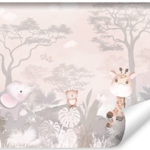 Fototapeta Dzikie Zwierzęta Na Sawannie 270x180cm 175052 Fototapeta Dzikie Zwierzęta Na Sawannie 270x180cm 175052
