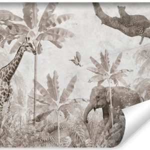 Fototapeta Dzikie Zwierzęta W Dżungli 208x146cm 319917 Fototapeta Dzikie Zwierzęta W Dżungli 208x146cm 319917