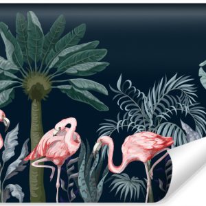 Fototapeta FLAMINGI Egzotyczne Rośliny 3D 416x254cm 250172 Fototapeta FLAMINGI Egzotyczne Rośliny 3D 416x254cm 250172