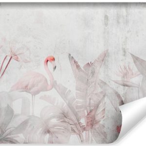 Fototapeta Flamingi Na Betonie 400x280cm 320429 Fototapeta Flamingi Na Betonie 400x280cm 320429
