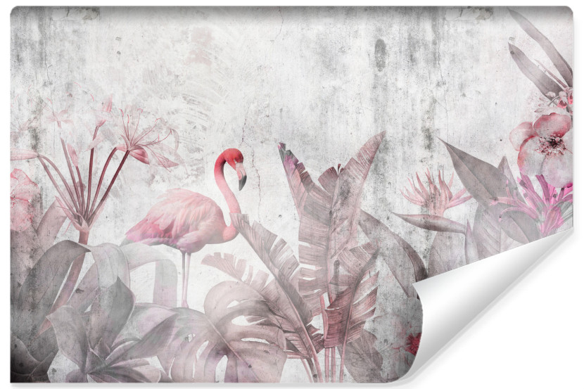 Fototapeta Flamingi Na Betonie 416x290cm 320114