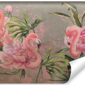 Fototapeta Flamingi Na Betonie 90x60cm 314564 Fototapeta Flamingi Na Betonie 90x60cm 314564