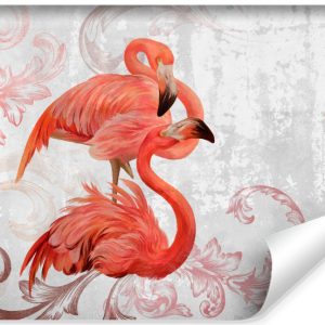 Fototapeta Flamingi Na Betonie Mural 460x300cm 172939 Fototapeta Flamingi Na Betonie Mural 460x300cm 172939