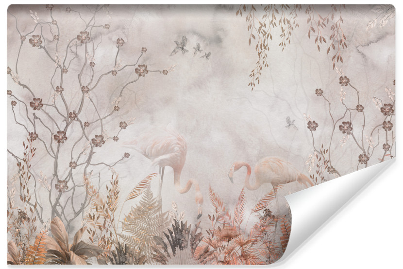 Fototapeta FLAMINGI Rośliny Tropikalne 90x60cm 174127