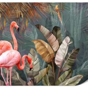 Fototapeta Flamingi w dżungli 200x140cm 985512