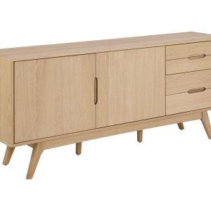 Komoda Oslo 180 cm dębowa, kolor dębowy bielony olejowany 910511 Komoda Oslo 180 cm dębowa, kolor dębowy bielony olejowany 910511
