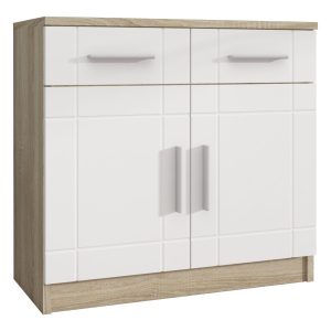 Komoda PARI 2D dąb sonoma / biały 244304