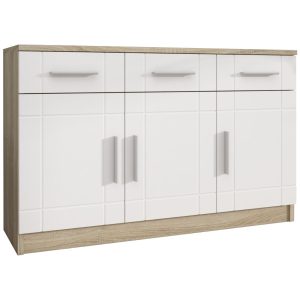 Komoda PARI 3D dąb sonoma / biały 244603