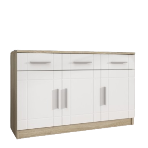 Komoda PARIS 3D3S Biały /Sonoma 296371