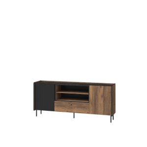 Komoda PERETO 16 orzech warmia/san sebastian/czarny mat 378922 Komoda PERETO 16 orzech warmia/san sebastian/czarny mat 378922