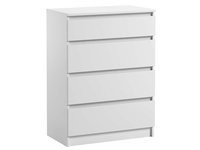 Komoda Pojemna Pari 4 Szuflady Biały Mat 70 CM Biała 337484 Komoda Pojemna Pari 4 Szuflady Biały Mat 70 CM Biała 337484