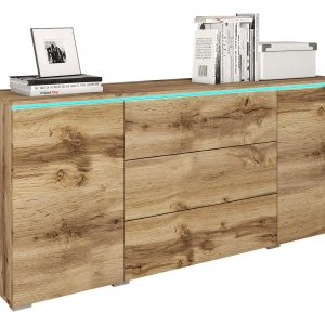 Komoda pokojowa Vera 150 z oświetleniem LED RGB 775615 Komoda pokojowa Vera 150 z oświetleniem LED RGB 775615