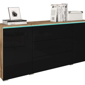 Komoda pokojowa Vera 150 z oświetleniem LED RGB 775620 Komoda pokojowa Vera 150 z oświetleniem LED RGB 775620