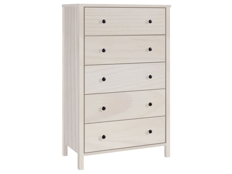 Komoda Prestige II drewniana, kolor bielony 682127