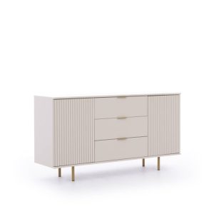 Komoda Prestige K2D3SZ szufladami i metalowymi nóżkami 239539 Komoda Prestige K2D3SZ szufladami i metalowymi nóżkami 239539