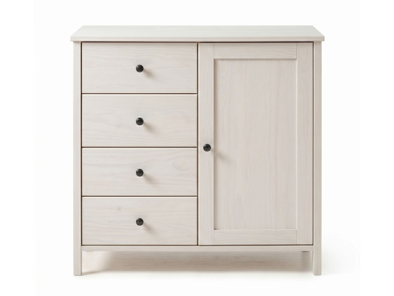 Komoda Prestige VI drewniana, kolor bielony 568678