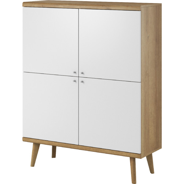 Komoda PRIME 06 dąb riviera / biały 246627