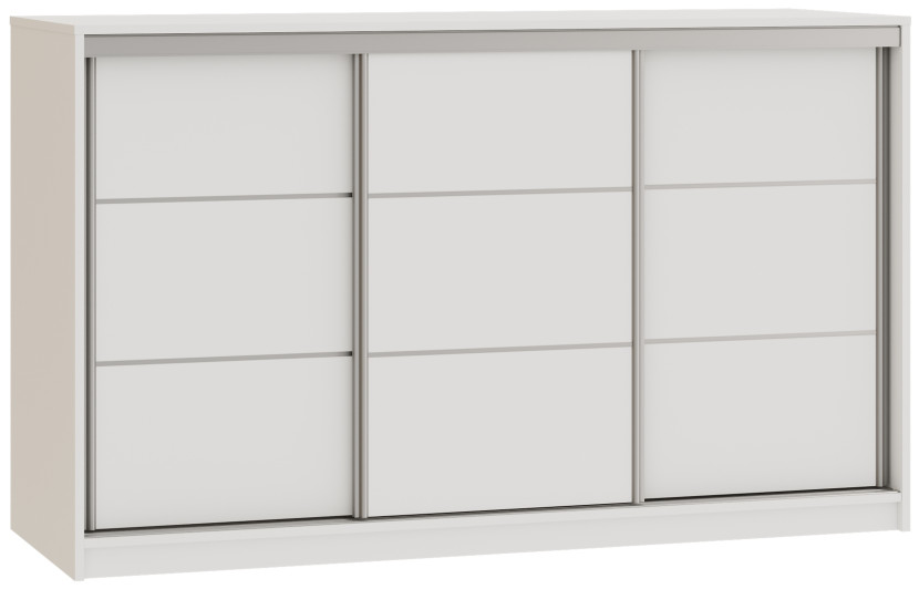 Komoda przesuwna 160 cm z szufladami i drążkami TOP biała 701826