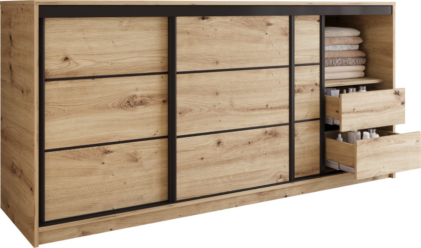 Komoda przesuwna 200 cm nowoczesna LOFT artisan 702289