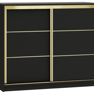 Komoda przesuwna z szufladami i drążkiem 120 cm GOLD 951122 Komoda przesuwna z szufladami i drążkiem 120 cm GOLD 951122