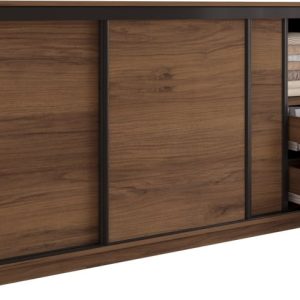 Komoda przesuwna z szufladami i drążkiem 200 cm LOFT 1036140 Komoda przesuwna z szufladami i drążkiem 200 cm LOFT 1036140