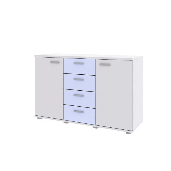 Komoda R2 120 cm - jasnoniebieski mat 963379